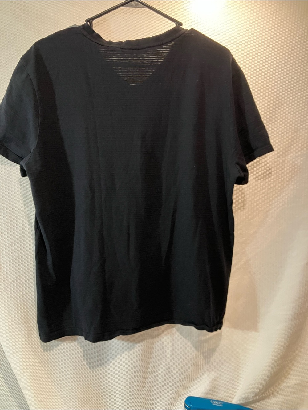 Calvin Klein Men’s Two-Tone V-Neck Tee - Black & Gray - Picture 8 of 9